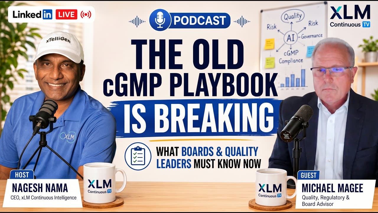 The Board's View of Quality Risk: Governance, Al, and the New cGMP Playbook