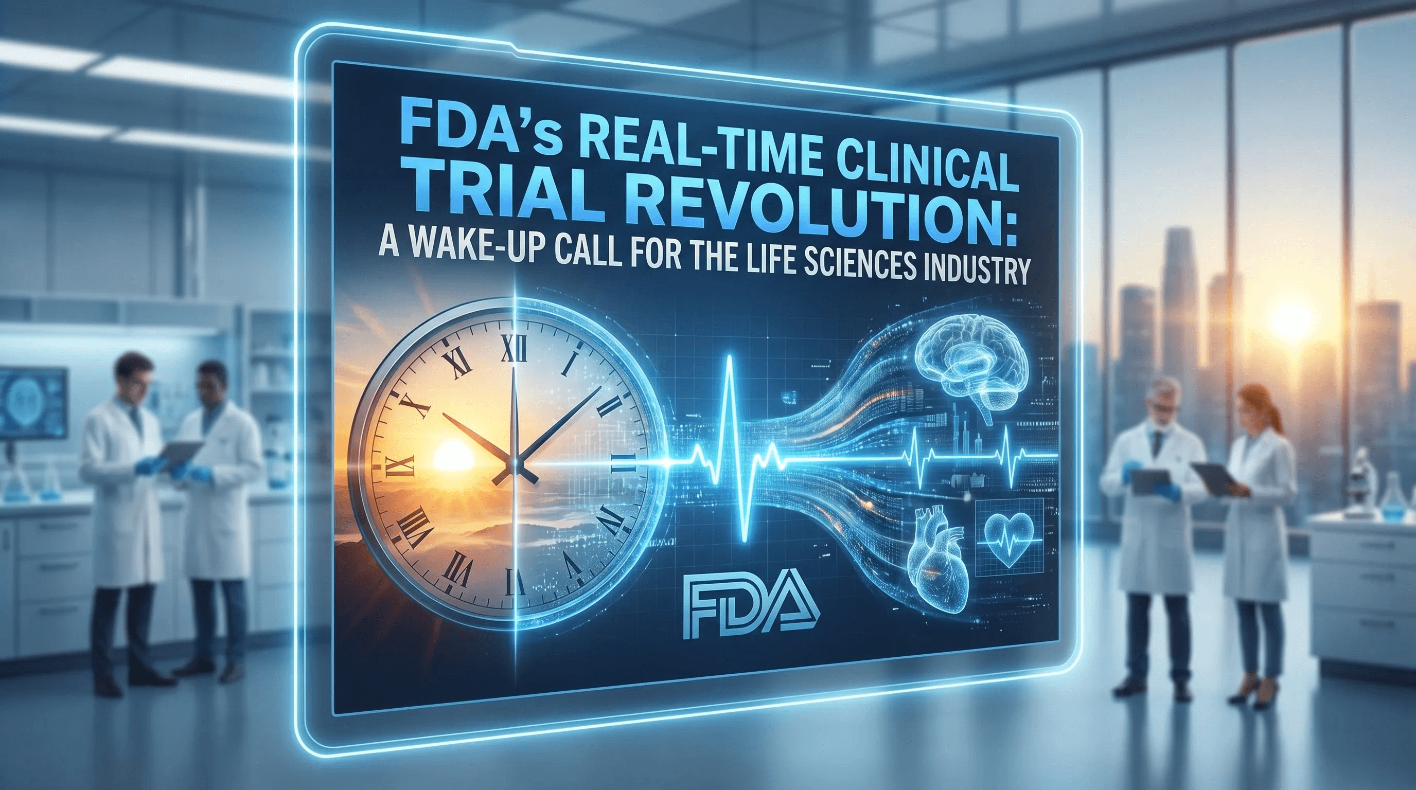 FDA real-time clinical trials powered by AI, transforming pharma with faster approvals and data-driven insights
