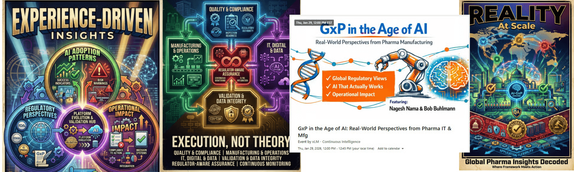 Experience real-world GxP AI insights from global pharma. No theory. Just execution. Register Now.