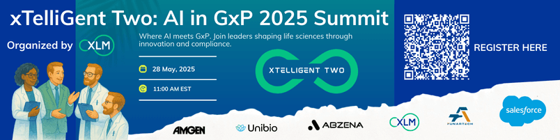 xTelliGent Two banner - pioneering AI innovations in GxP pharmaceutical validation