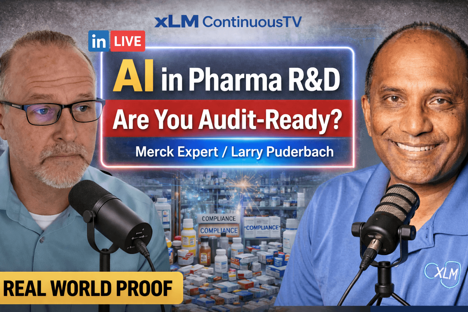 LinkedIn Live: AI in Pharma R&D with Larry Puderbach, AVP, Merck