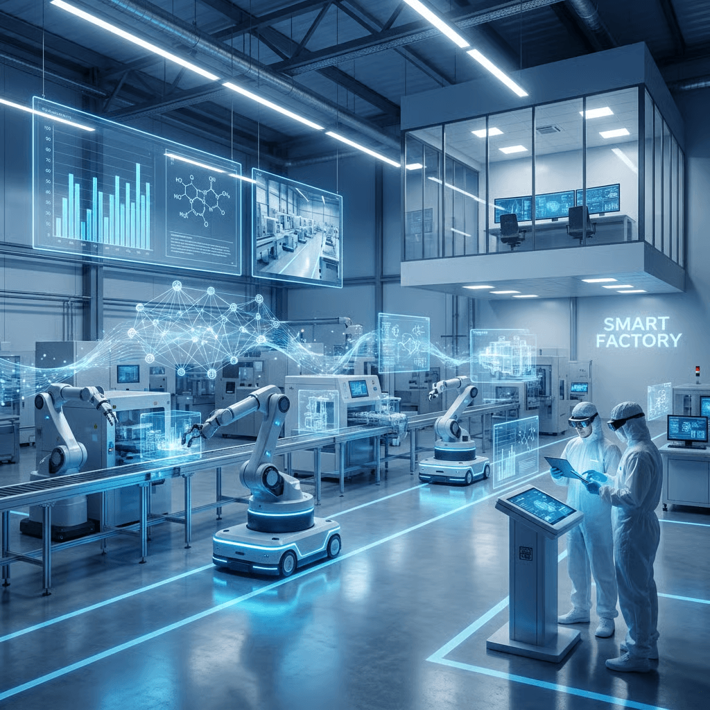 AI agents enabling smart GxP manufacturing with automation, compliance, and real-time intelligence