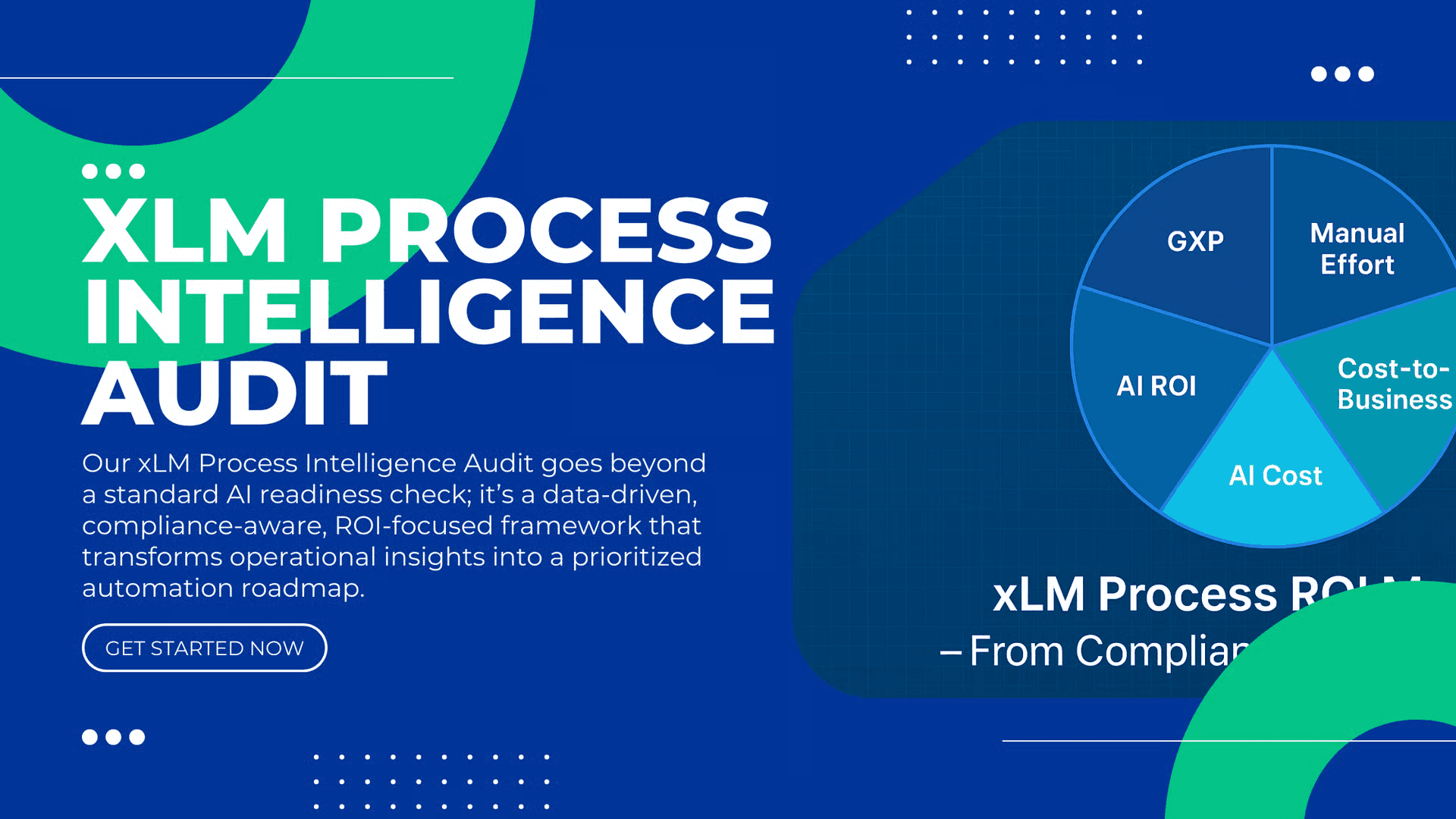 xLM Process Intelligence Audit ROI Model for GxP Compliance and AI Automation